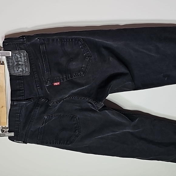 Levi's 504 black 33x33 straight leg jeans - Picture 4 of 7